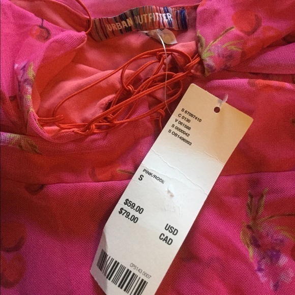 LAST CHANCE Urban Outfitters Bright Side Lace Up Mini DressNWT - Picture 8 of 13